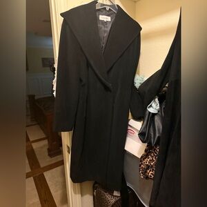 Calvin Klein Elegant Black Trench Coat